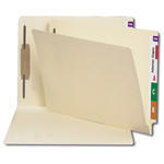 End Tab Fastener Folders with Shelf-Master